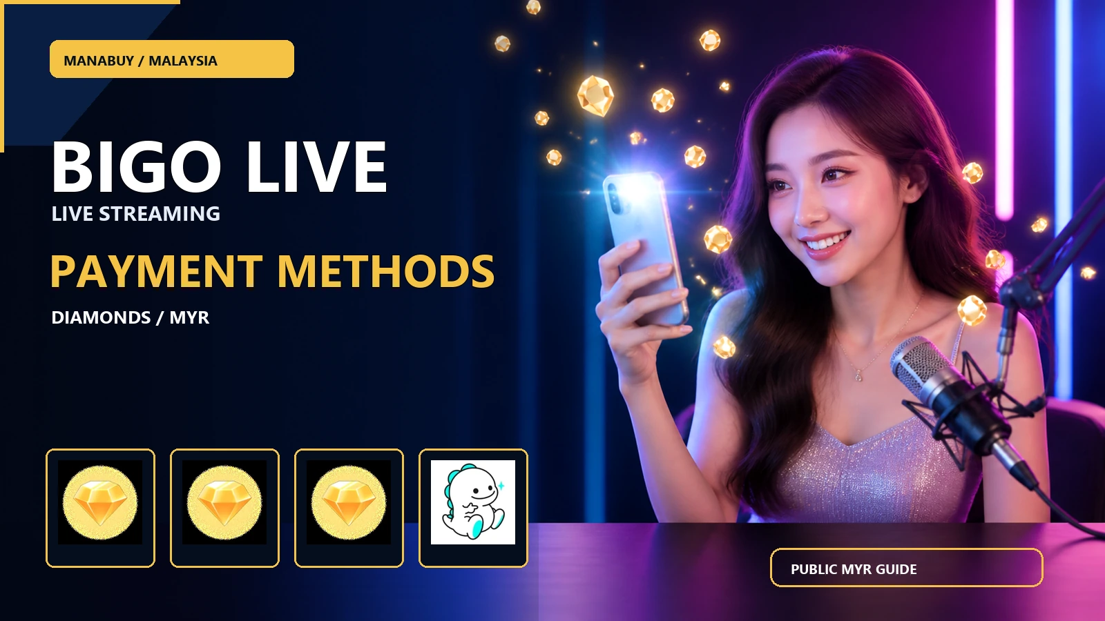 Bigo Live Payment Methods in Malaysia on ManaBuy