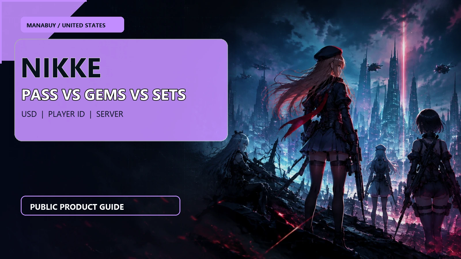 NIKKE Monthly Pass vs Gem Packs vs Resource Sets in the US