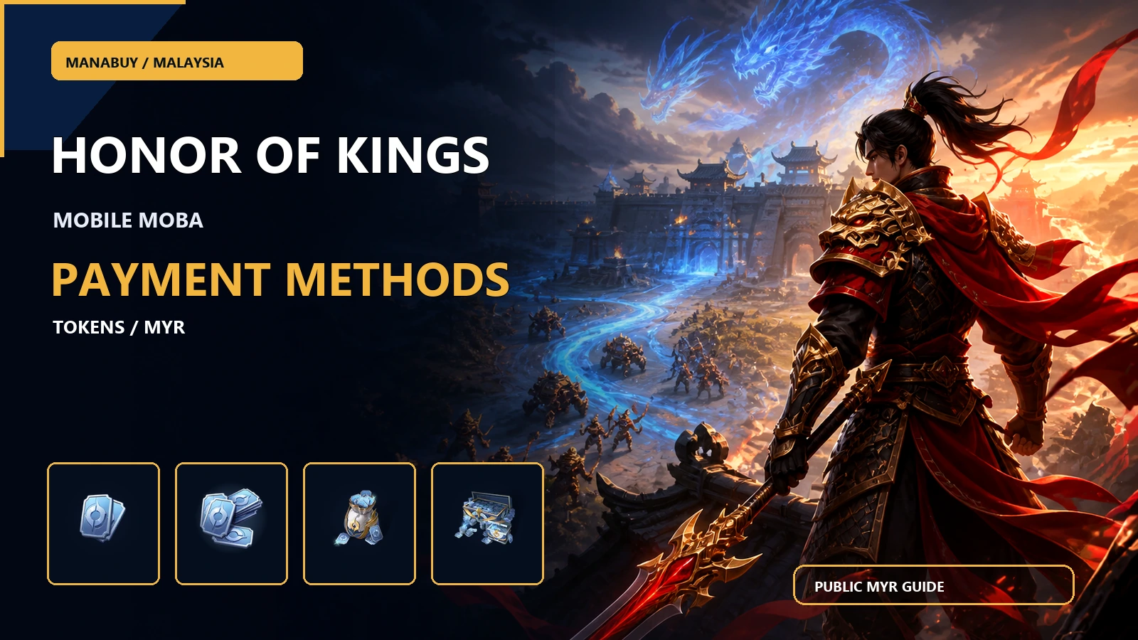 Honor of Kings Payment Methods in Malaysia on ManaBuy