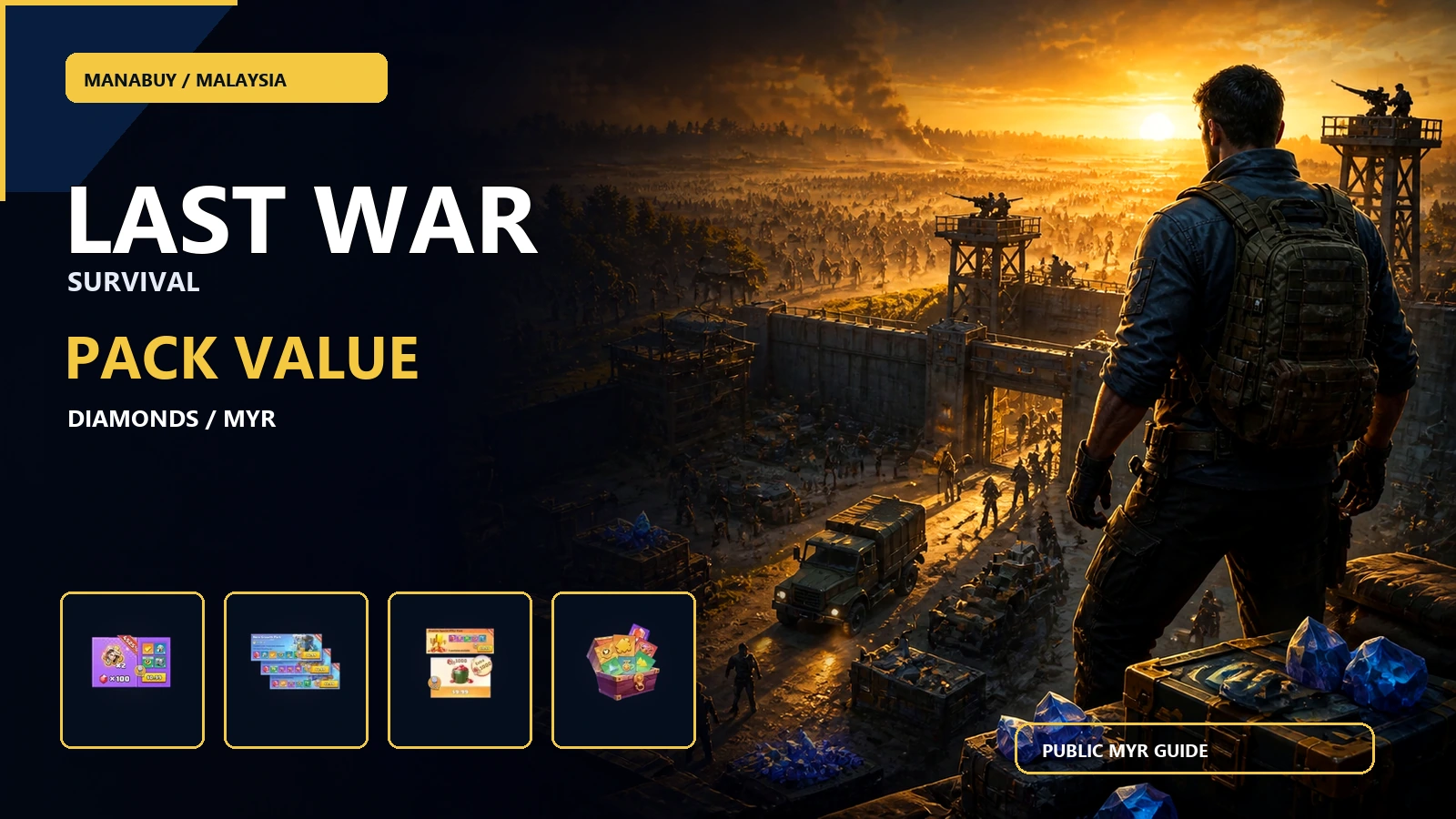 Last War: Survival Pack Value in Malaysia: ManaBuy Price Comparison