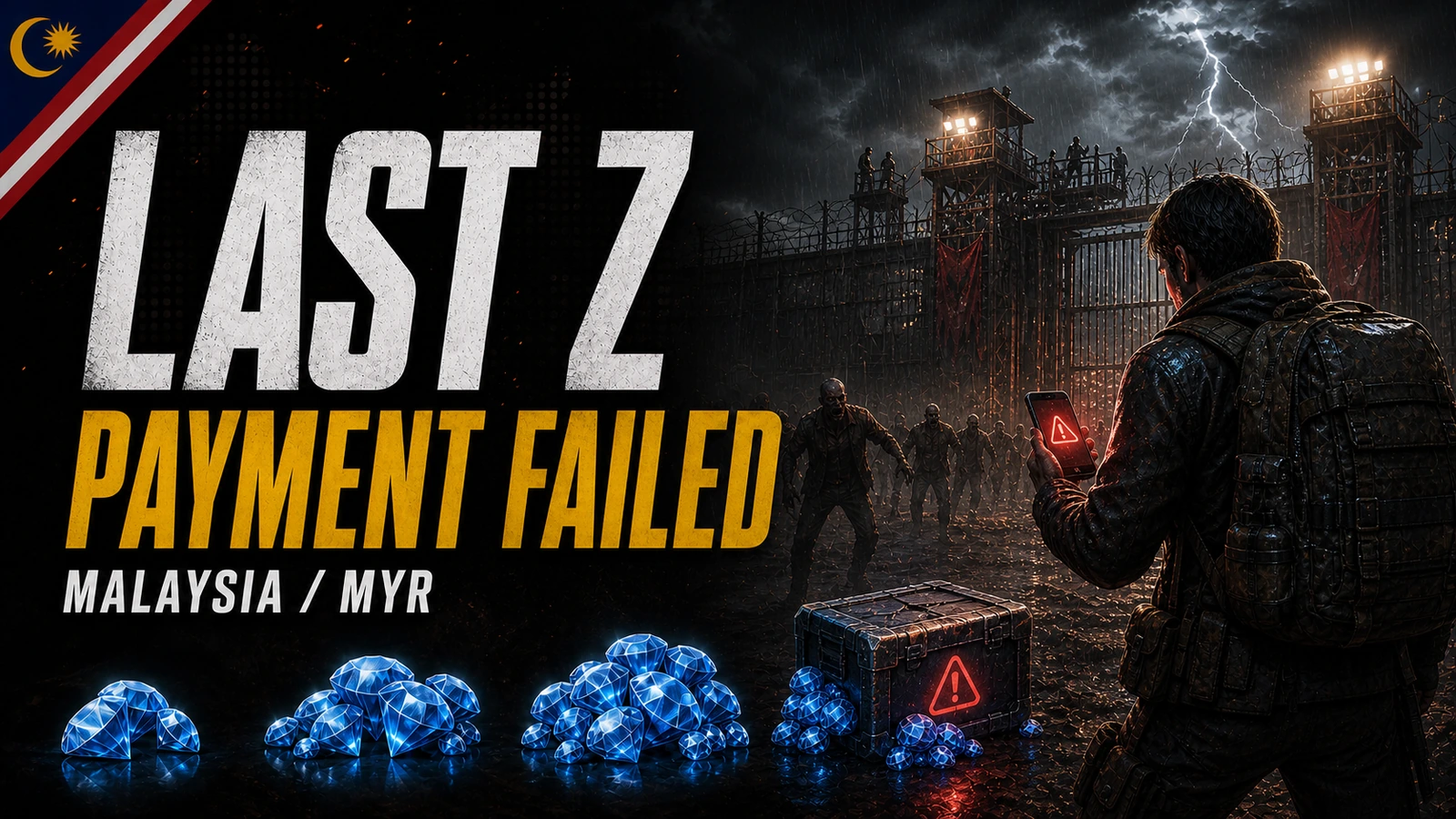 Last Z: Survival Shooter Payment or Login Top-Up Failed in Malaysia