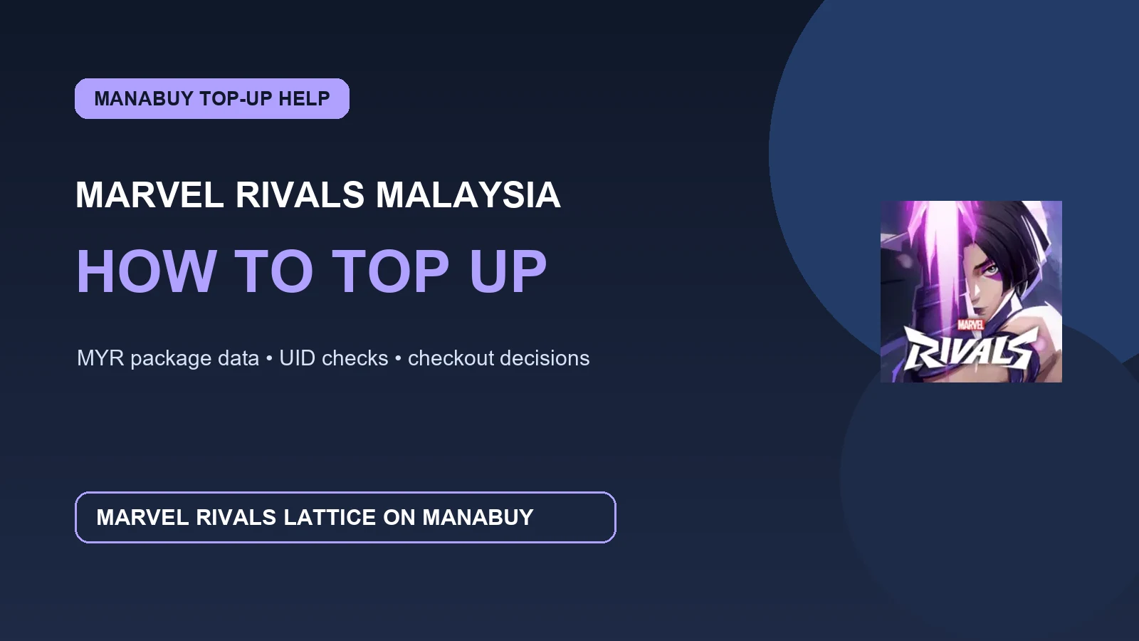 How to Top Up Marvel Rivals Lattice in Malaysia with ManaBuy