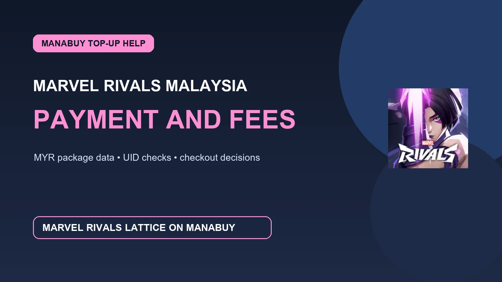 Marvel Rivals Payment Methods and Fees in Malaysia on ManaBuy