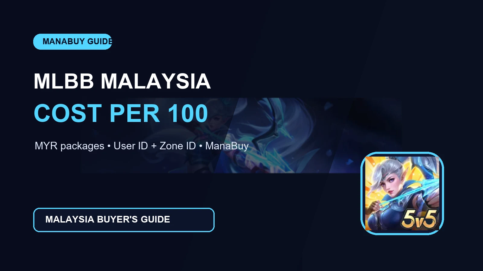 MLBB Diamond Cost per 100 Diamonds in Malaysia