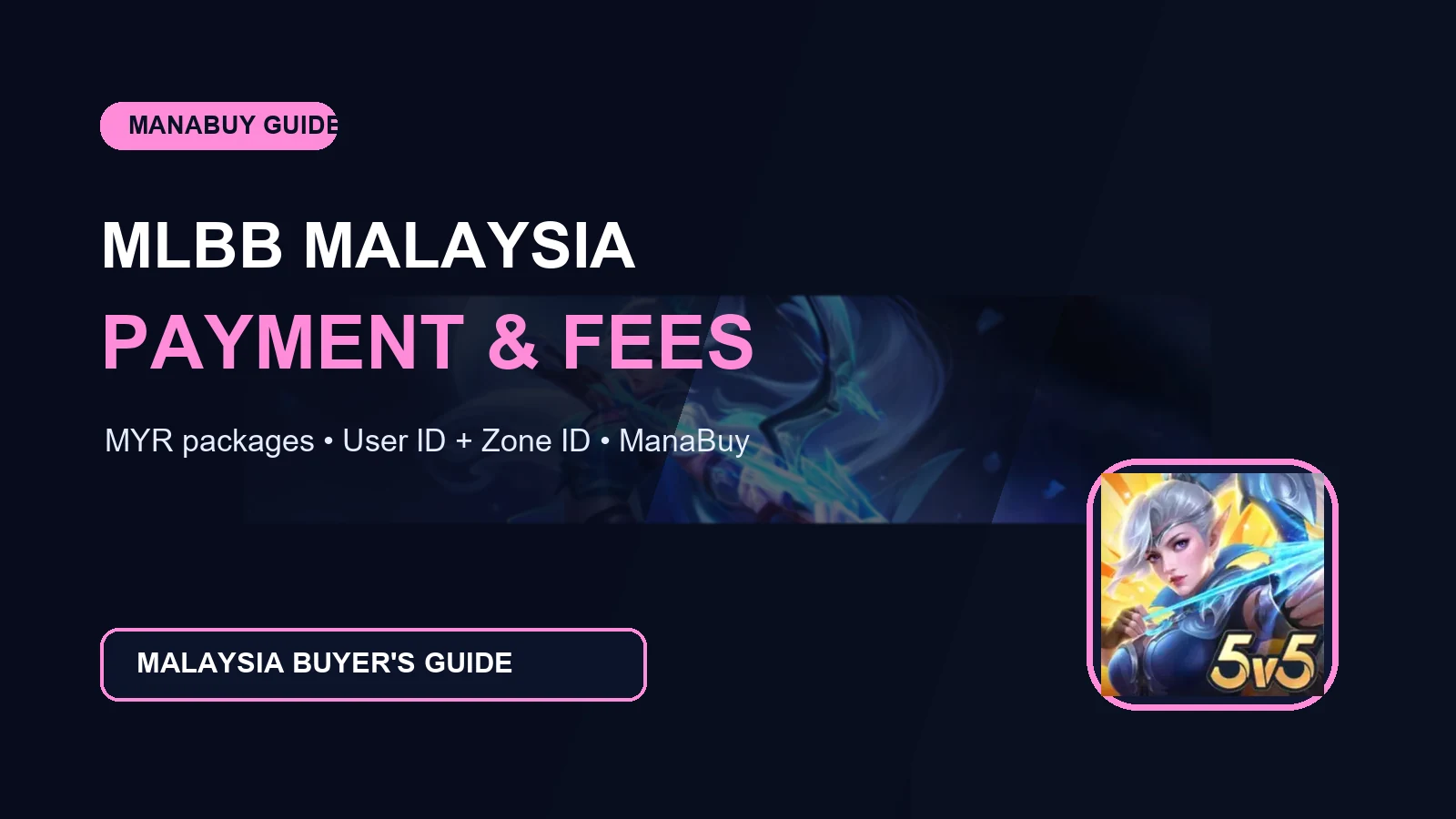 MLBB Payment Methods and Fees in Malaysia on ManaBuy