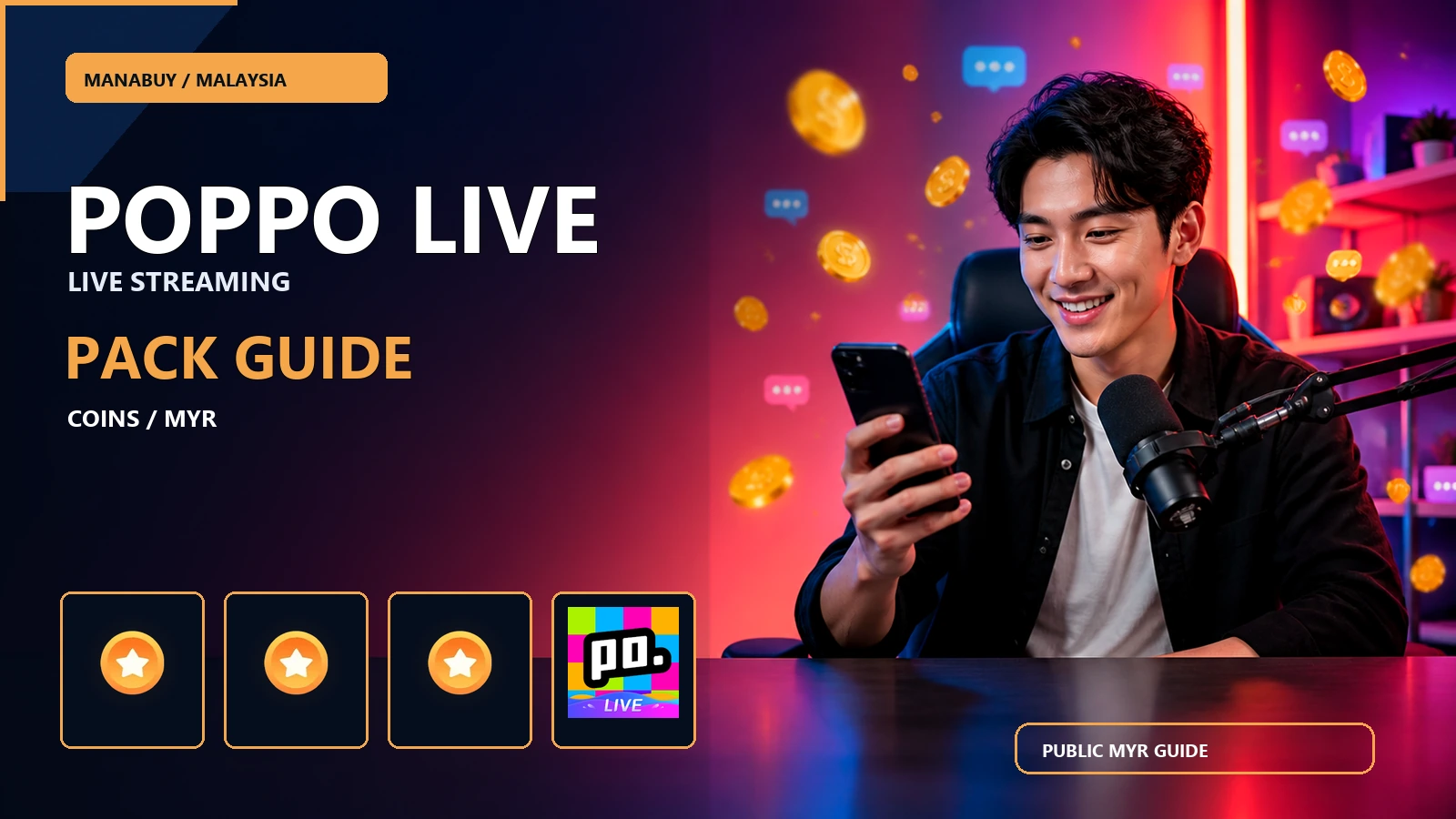 Which Poppo Live Coin Pack Should Malaysian Users Buy?