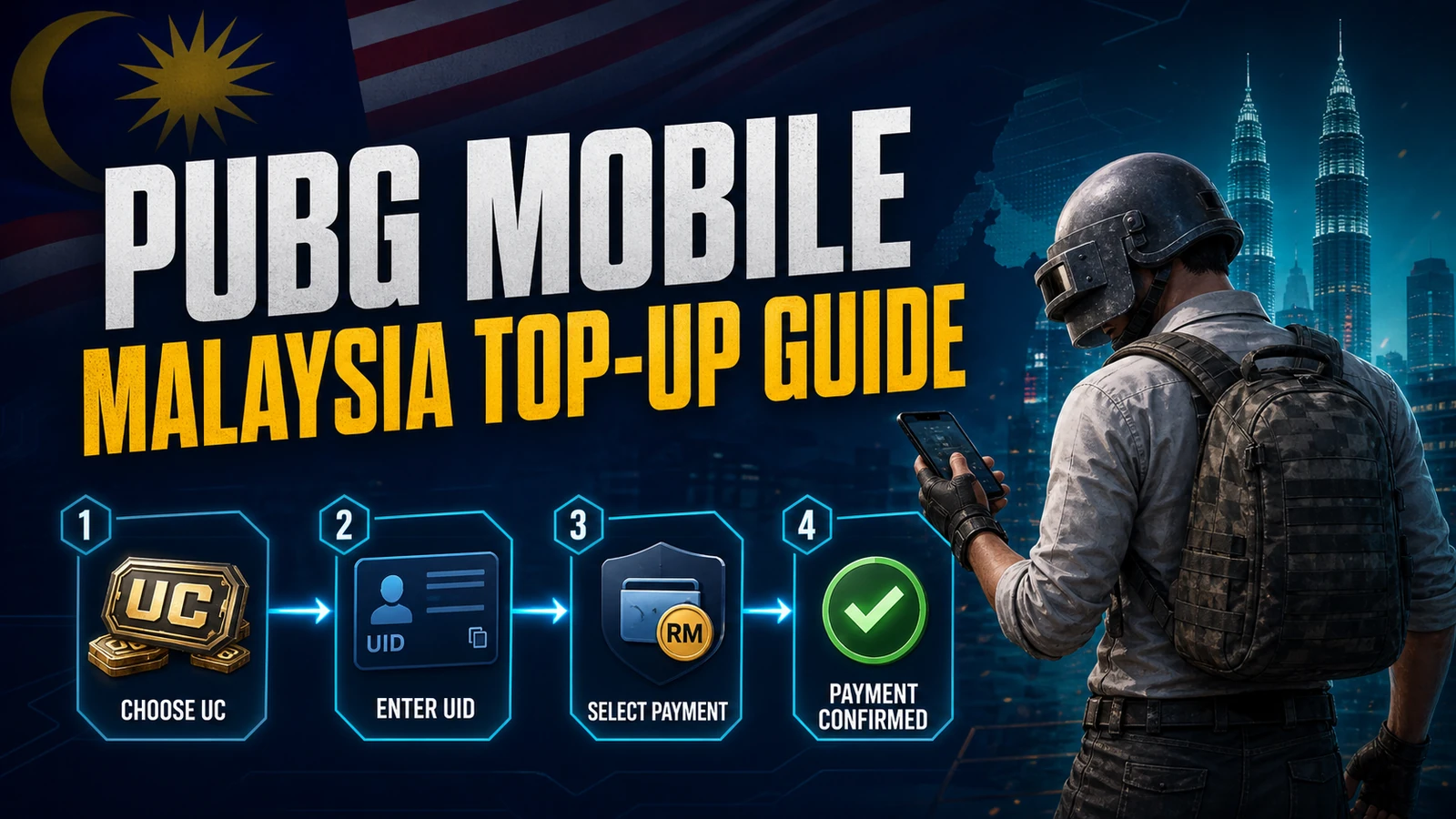 How to Top Up PUBG MOBILE UC in Malaysia with ManaBuy