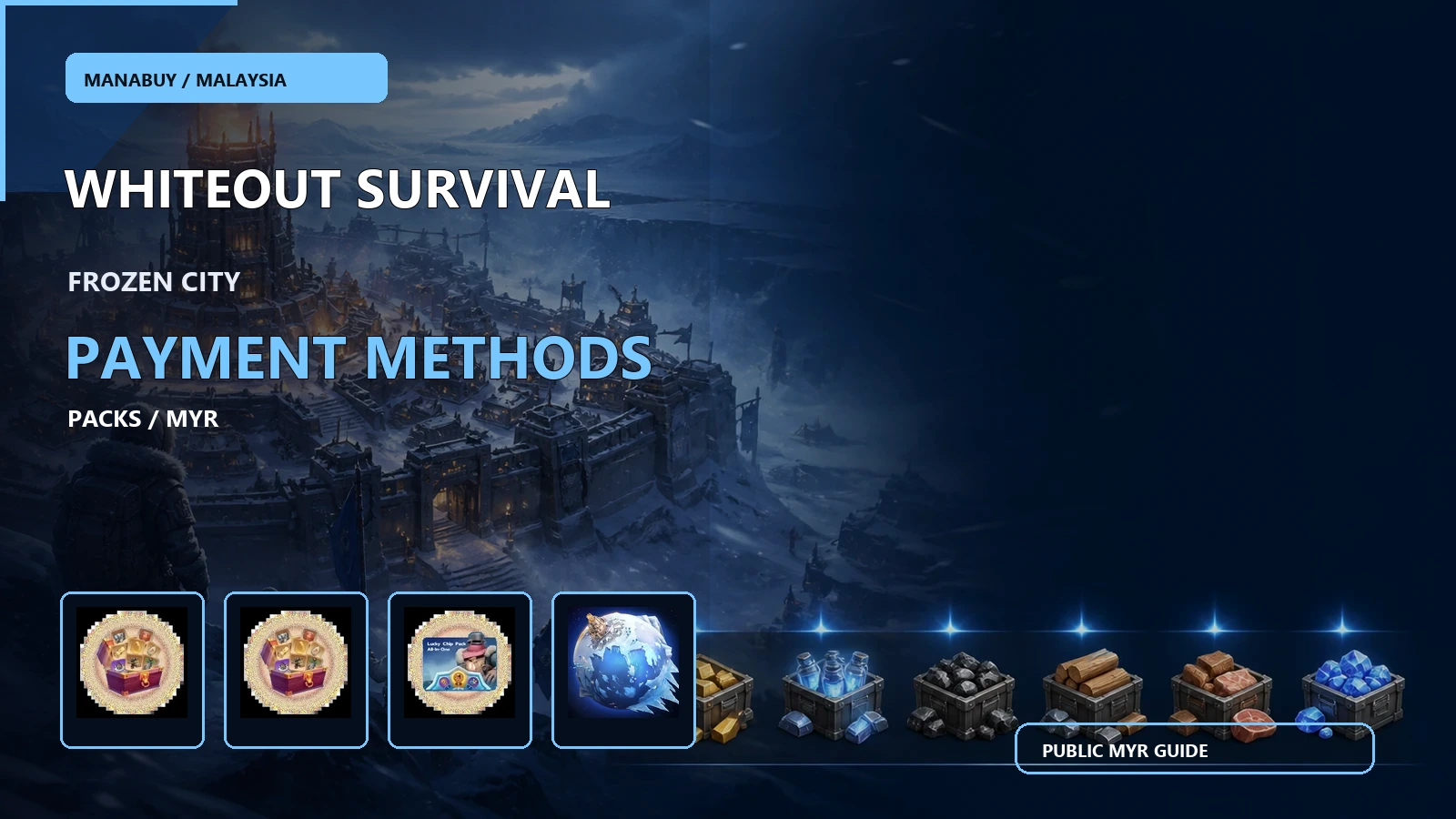 Whiteout Survival Payment Methods in Malaysia on ManaBuy