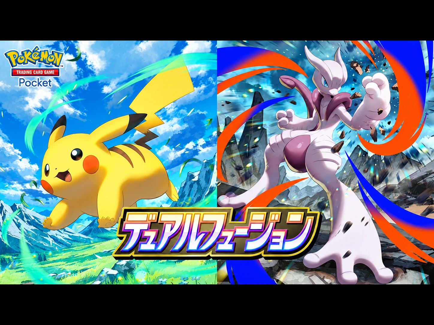 ポケポケの新拡張パック『デュアルフュージョン』公式紹介映像