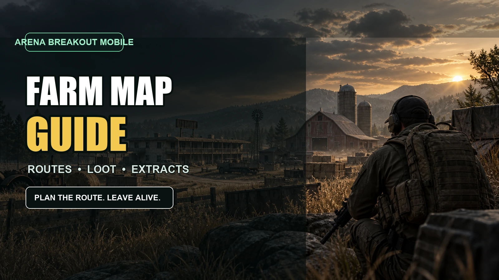 Arena Breakout Farm Map Guide: Mobile Loot Routes, Extracts and Survival Tips