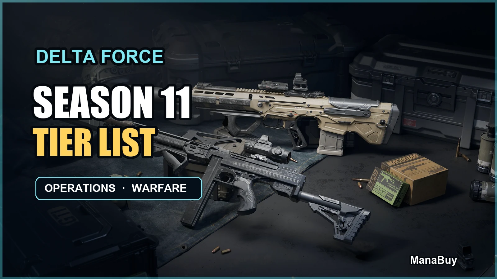 Delta Force Best Weapons Tier List for Season 11: Operations vs. Warfare