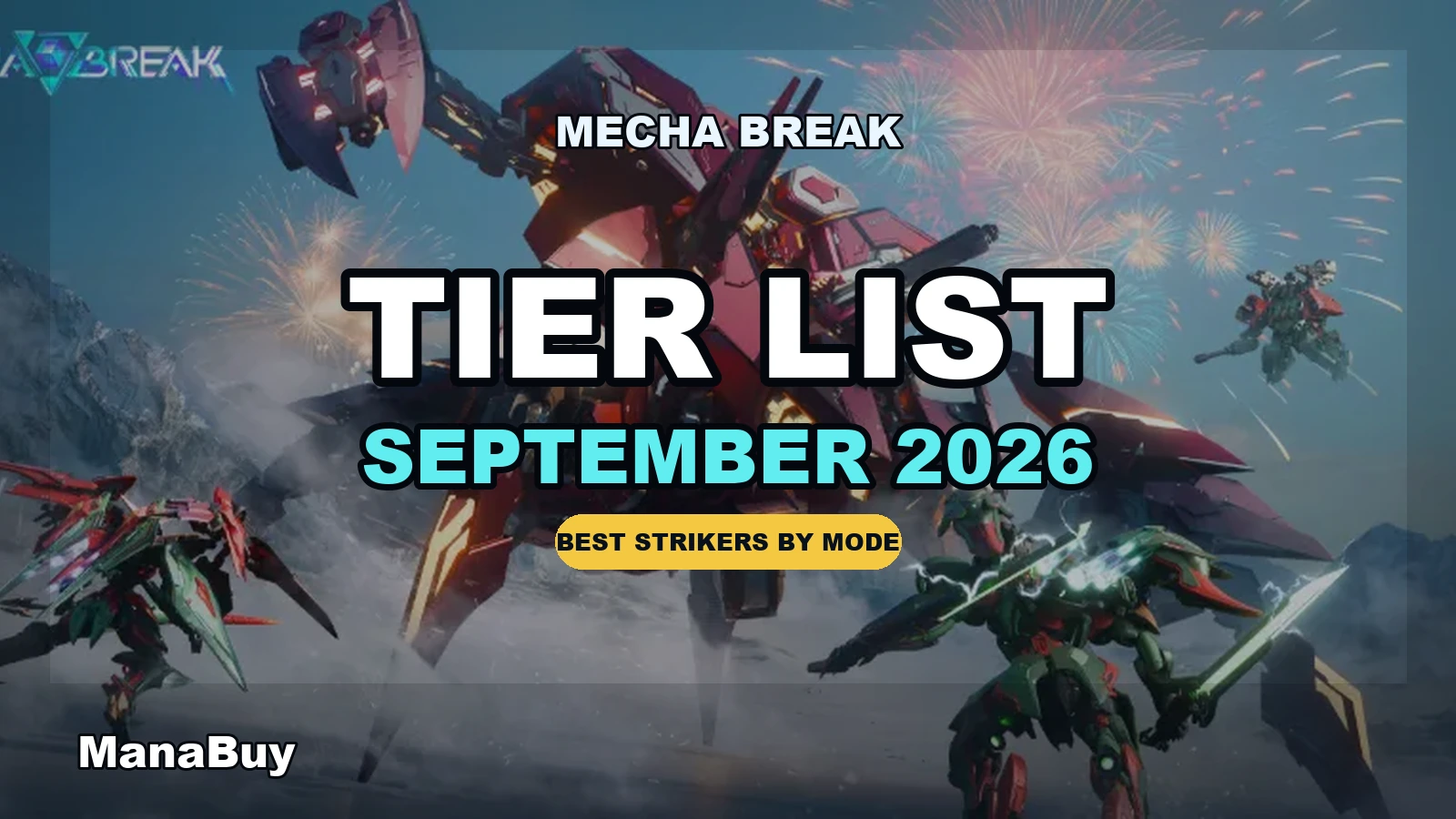 Mecha BREAK Tier List (September 2026): Best Strikers by Mode