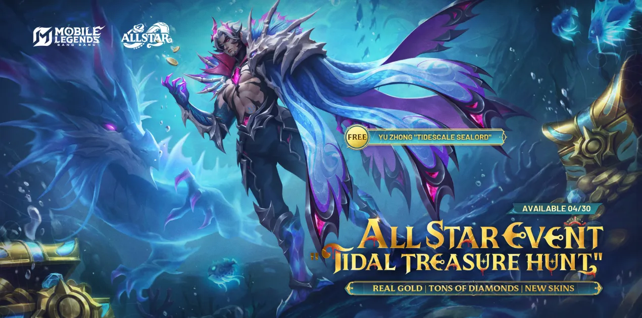 MLBB ALLSTAR Tide Clash 5vs5 Guide: Rewards, Treasure Hunt Coins & Tidal Boost