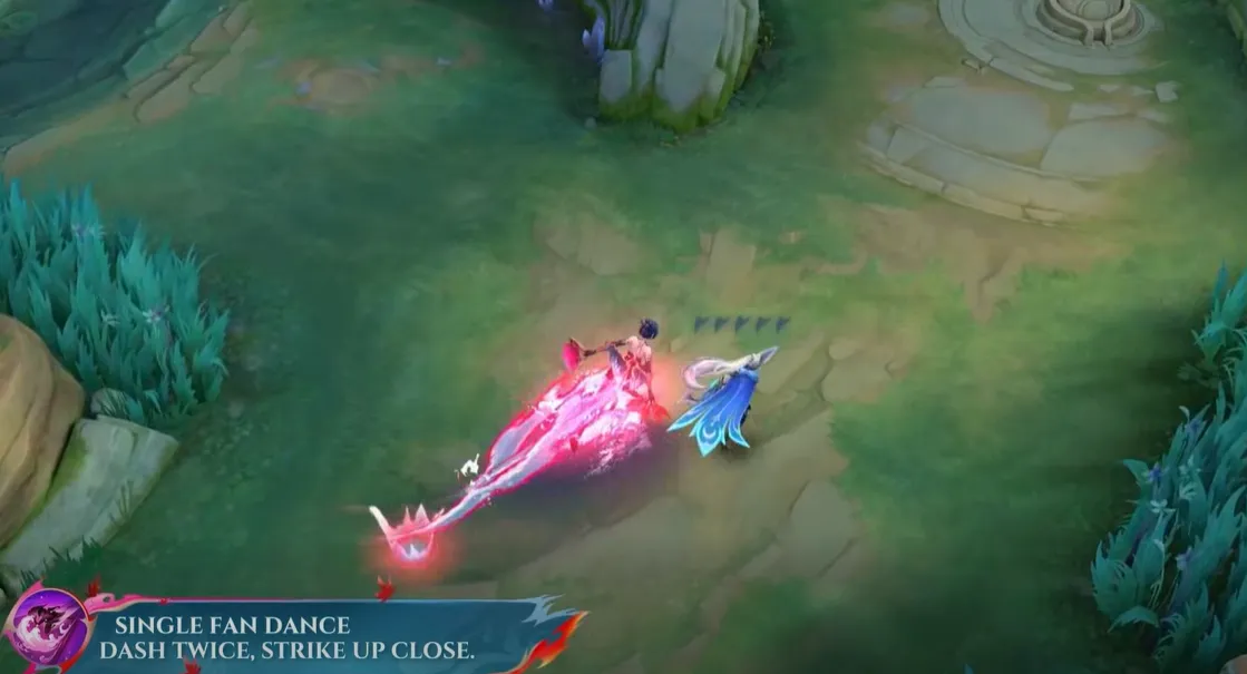 MLBB Hirara Single Fan Dance dash skill preview