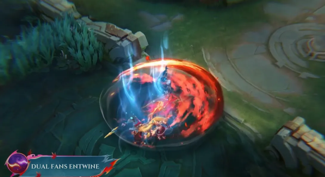 MLBB Hirara Dual Fans Entwine combo skill preview