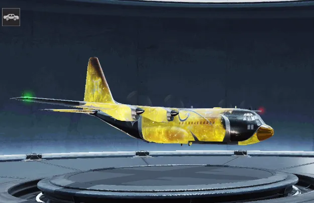 PUBG MOBILE plane skin preview