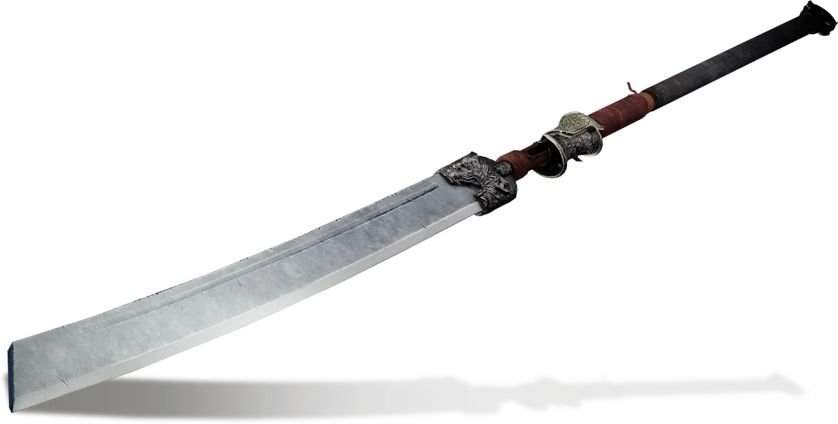 Mo Blade weapon model in Where Winds Meet