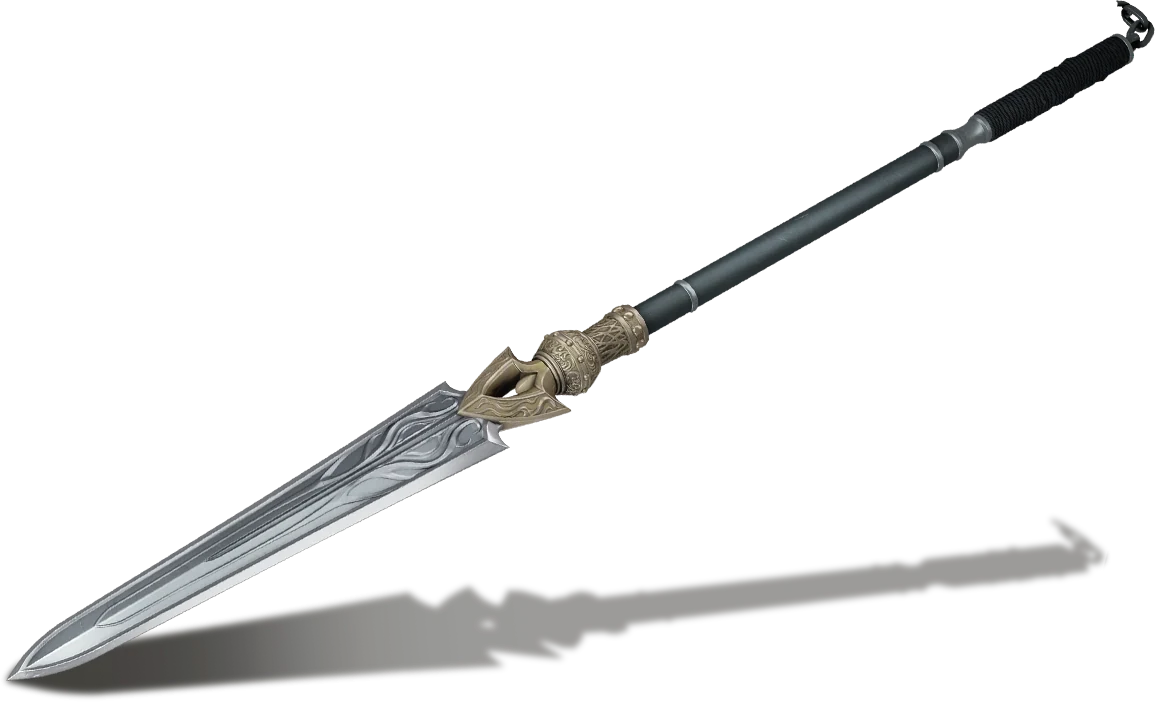 Spear weapon model representing the Strategic Sword and Heavenquaker Spear bleed route