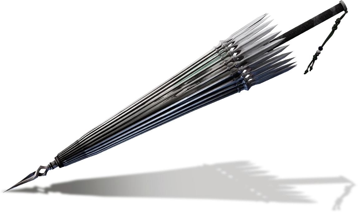 Umbrella weapon model in Where Winds Meet