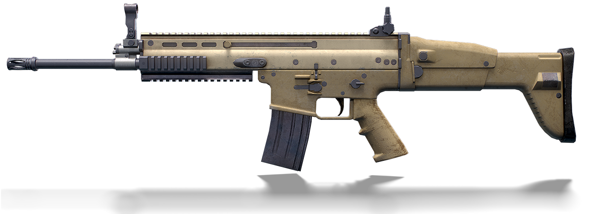 PUBG MOBILE SCAR-L B tier weapon icon