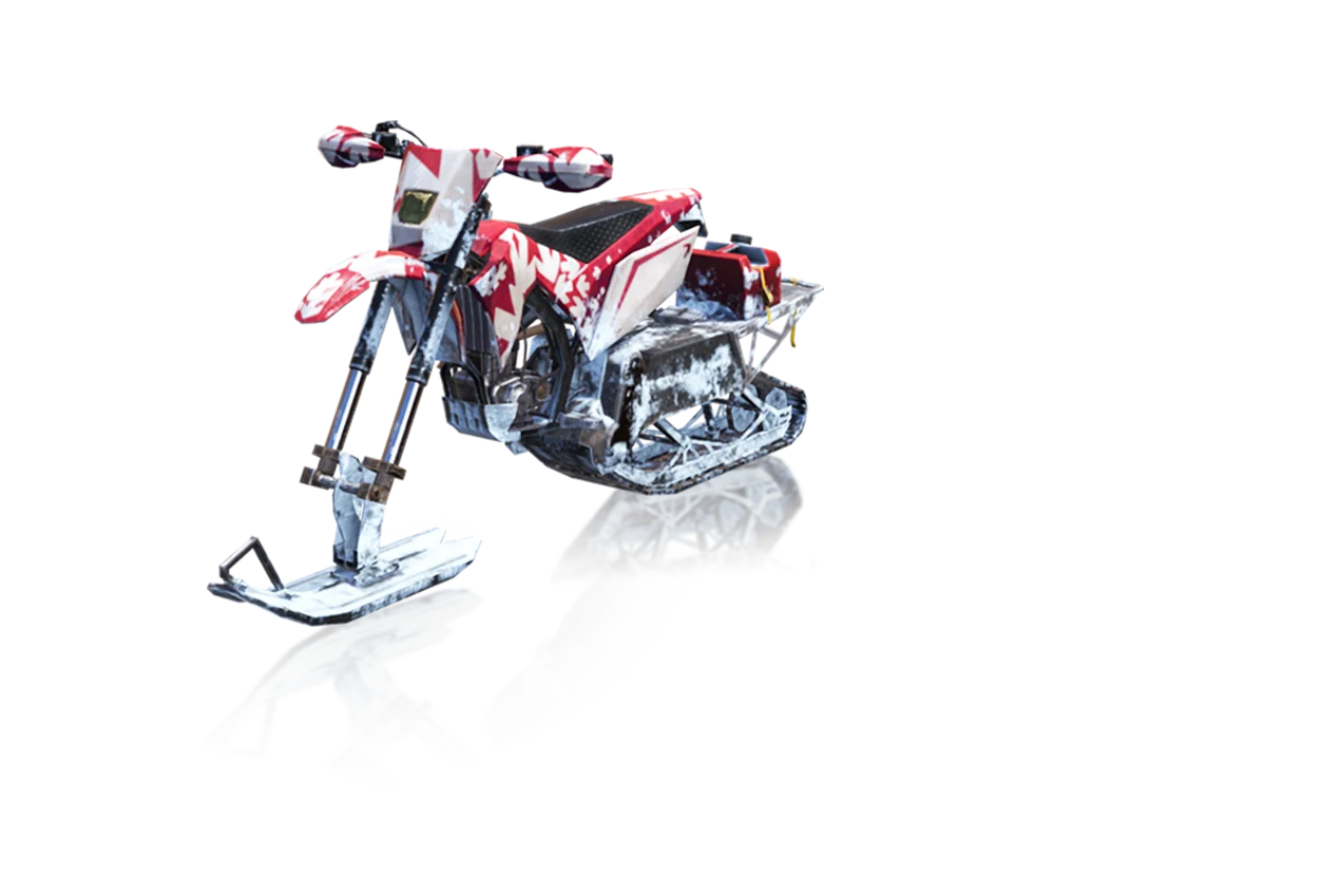 PUBG MOBILE Snowbike vehicle image