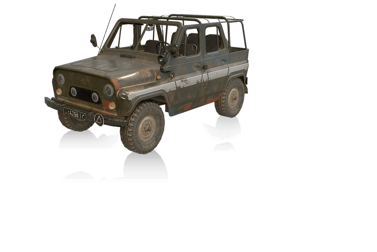 PUBG MOBILE UAZ (Open Top) vehicle image