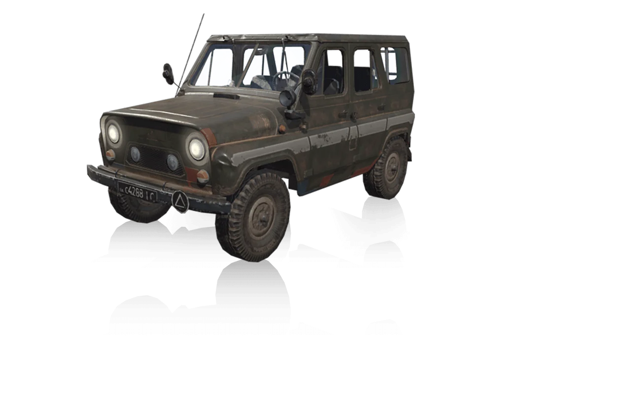 PUBG MOBILE UAZ vehicle icon