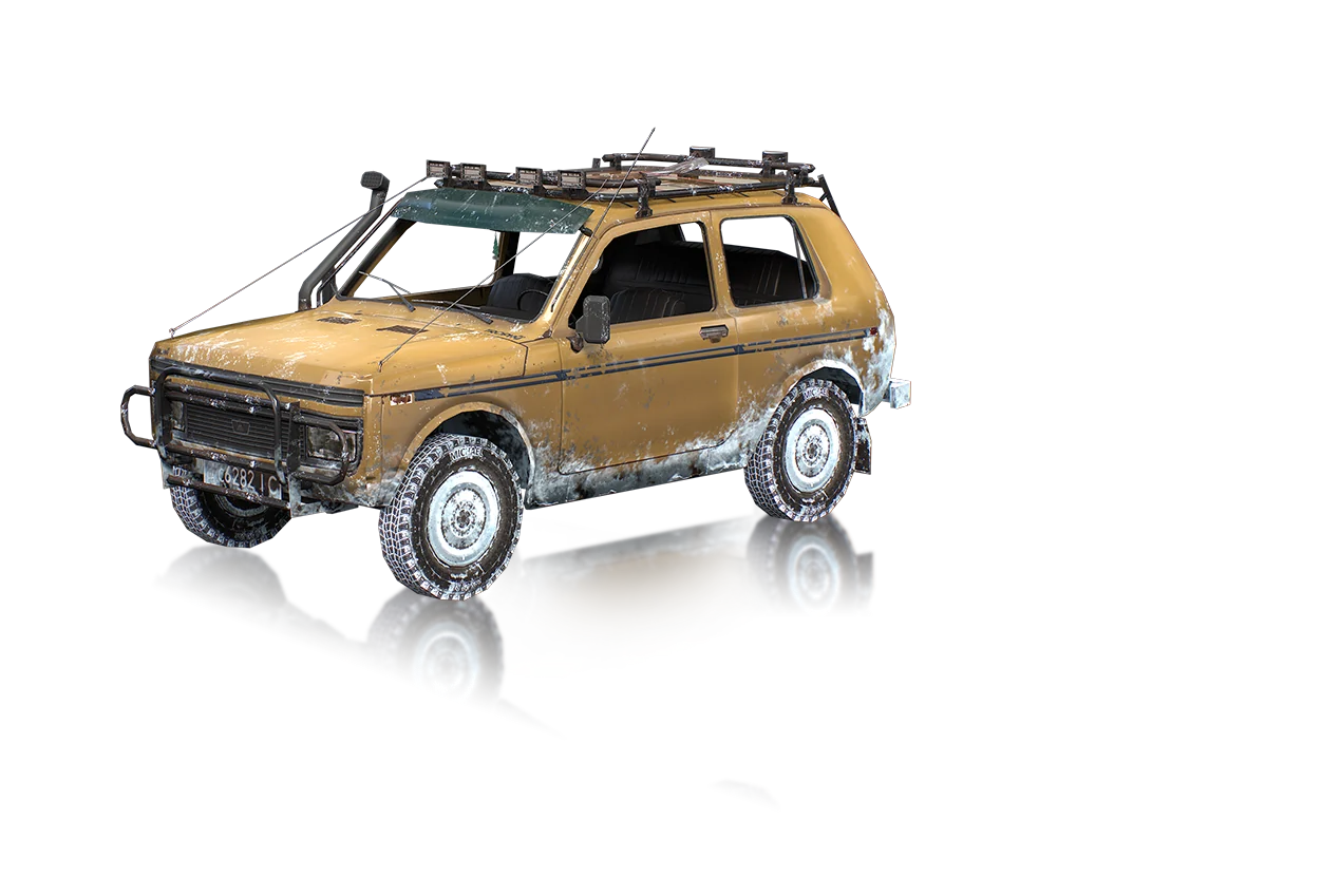 PUBG MOBILE Zima UAZ vehicle image