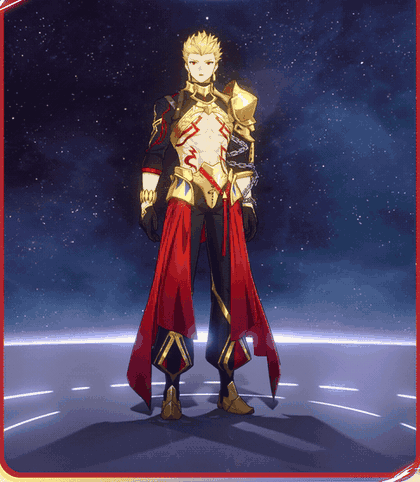 Gilgamesh idle gesture animation