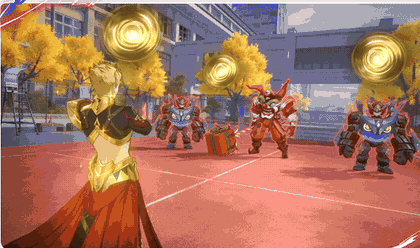 Gilgamesh Gate of Babylon Skill animation