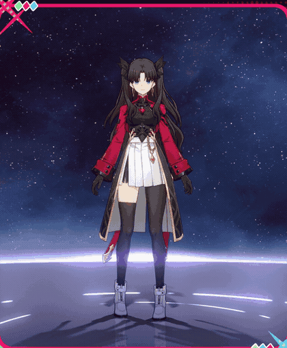 Rin Tohsaka idle stance animation