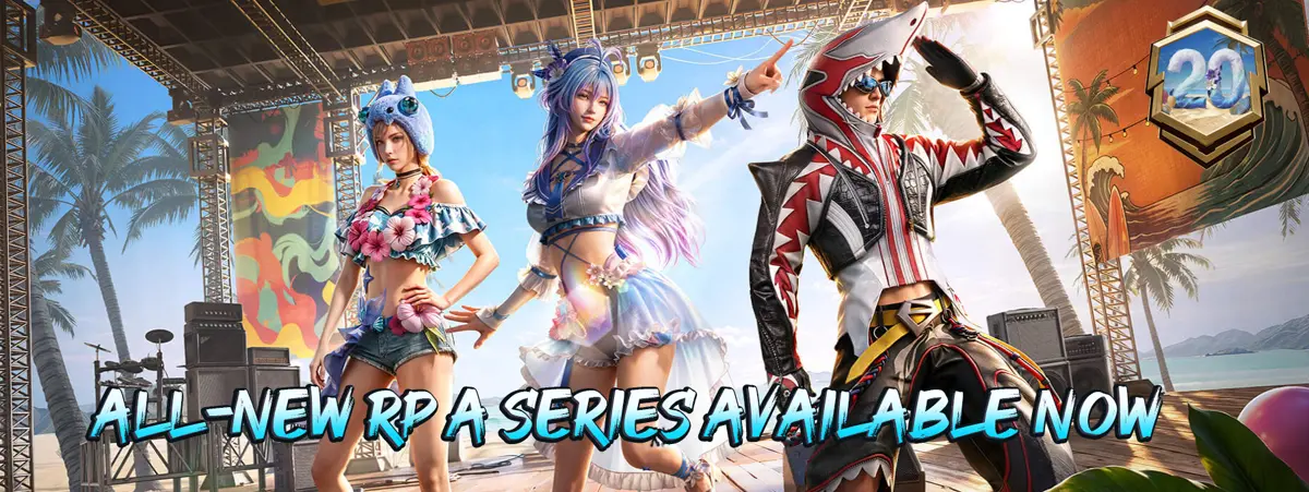 PUBG MOBILE Royale Pass A20のキービジュアル