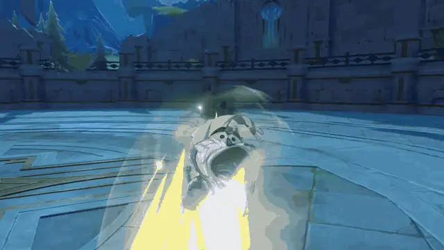 原神7.0新キャラ「アリョーシャ」のスキル演出GIF