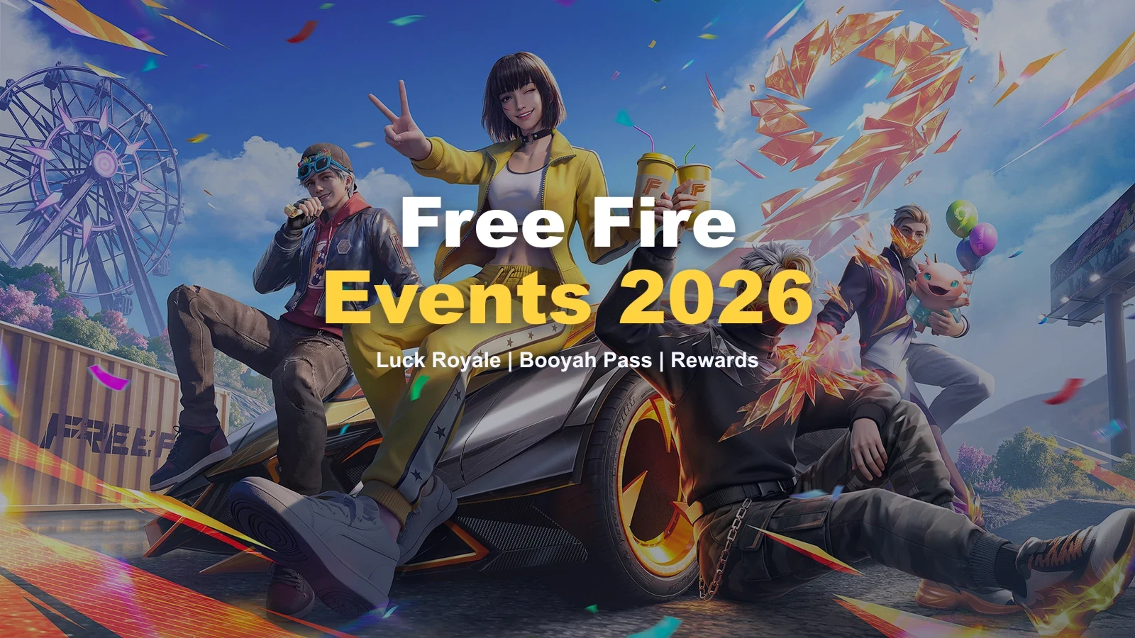 Free Fire 2026 Events and Luck Royale Tracker