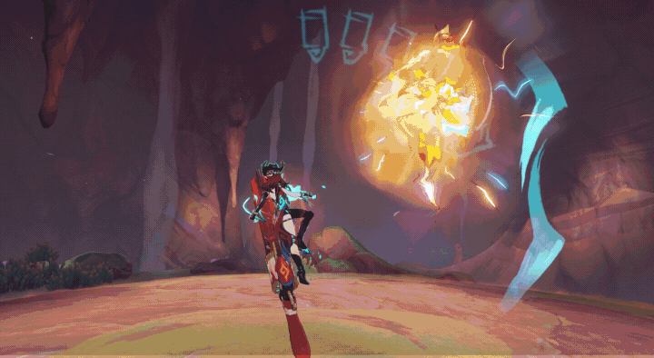 原神 チャスカ スピリット・レインズ モーションGIF