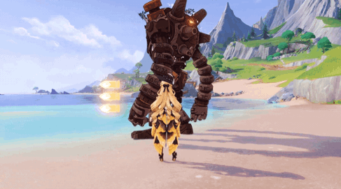 原神 ナヴィア セレモニアル・クリスタルショット モーションGIF