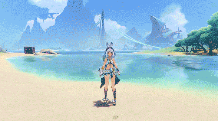 原神 ムアラニ クーリングトリートメント モーションGIF