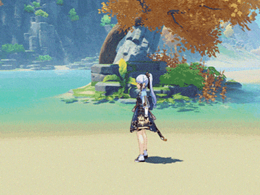 原神 神里綾華 神里流・傾き モーションGIF