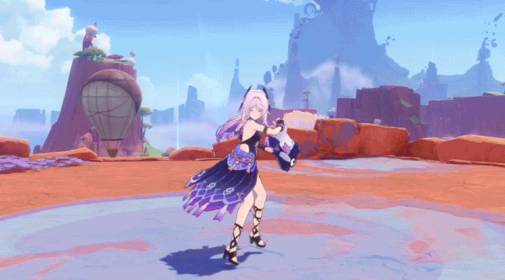 原神 シトラリ 憑霊影縛 モーションGIF