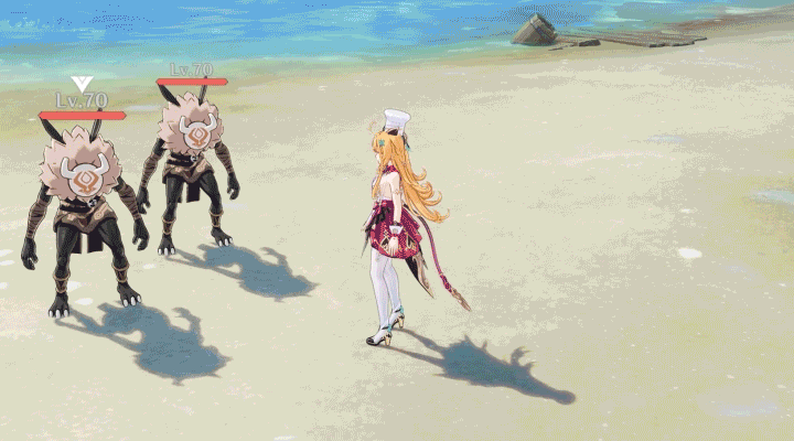 原神 エスコフィエ ミ・キュイ モーションGIF