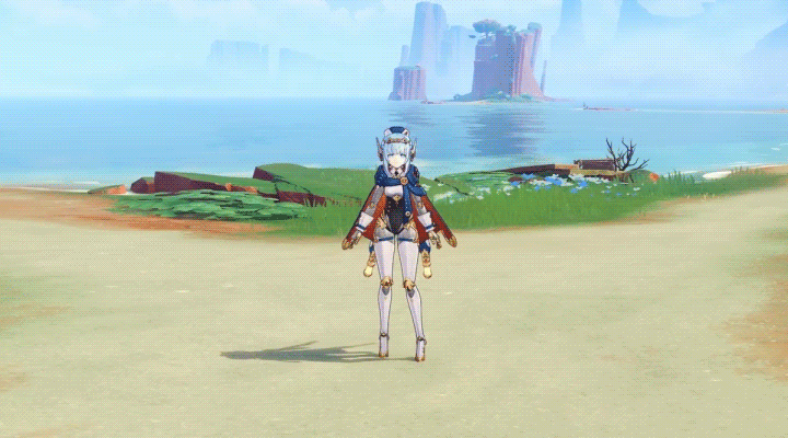 原神 イネファ サイクロン・ダスター モーションGIF