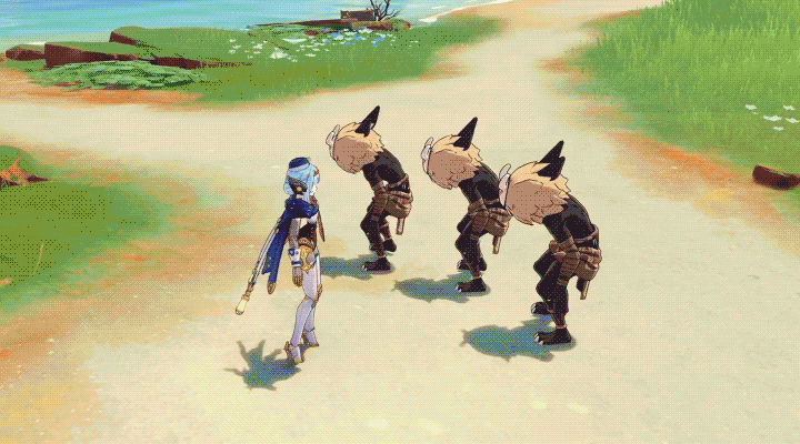 原神 イネファ 洗浄モード・定常周波数 モーションGIF