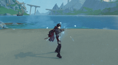 原神 リオセスリ フロストコンビネーション モーションGIF