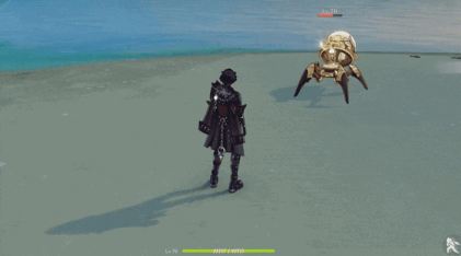 原神 リオセスリ アイスファング・ラッシュ モーションGIF