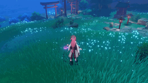原神 八重神子 狐霊罪喰い式 モーションGIF