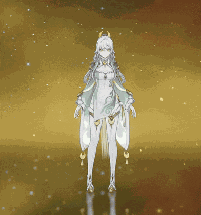 原神 兹白 待機モーション