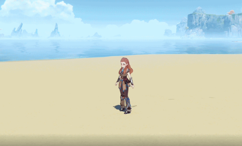 Aloy Rapid Fire skill GIF