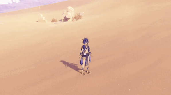 Candace Gleaming Spear – Guardian Stance skill GIF