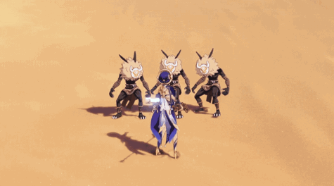 Candace Sacred Rite: Heron's Sanctum skill GIF