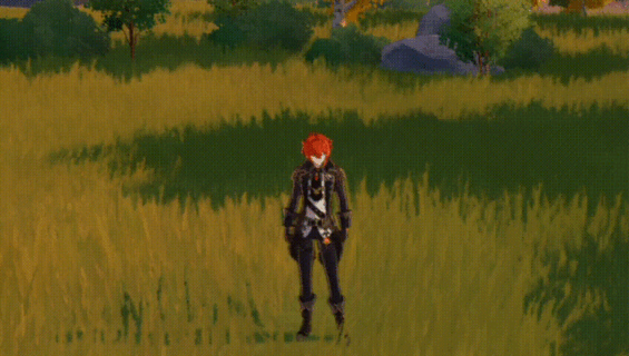Diluc Tempered Sword skill GIF